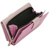 Felda Womens Genuine Soft Leather Clutch Wallet - RFID Protection