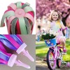 Taicols Kid's Bicycle Handlebar Streamers - 2 Pcs Rainbow Tassels