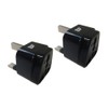 Kashimura NTI-160 International Conversion Plug, BF Type, Set of 2,