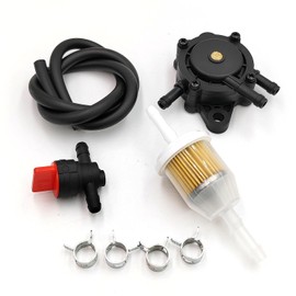 CLCHUN Fuel Pump Kit For Robin Subaru EH25 EH65 Gas Generator 280-62201-00, Black