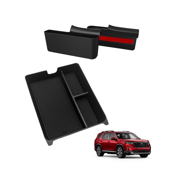 Muslogy For 2023+ Pilot Center Console Organizer & Shifter Storage