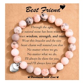 TEVOP Best Friend Bracelets Gifts For Women, Friendship Bracelet Jewellery for Friends on Birthday Christmas