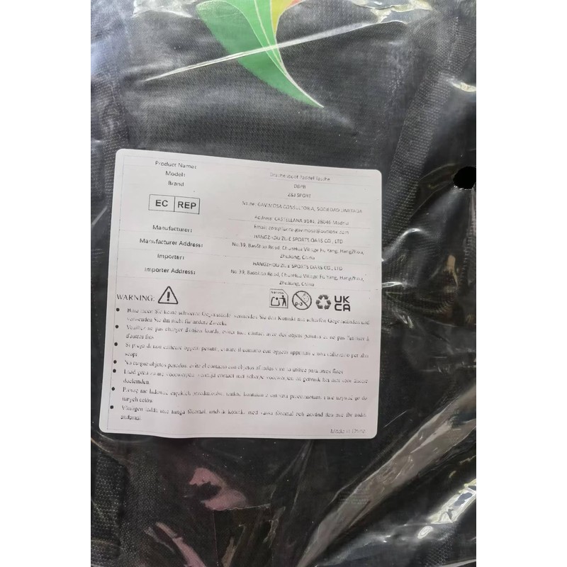 Z&J SPORT Bag for Dragon Boat Paddle, Multi-Pocket Paddle Cover,