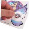 VICASKY 15PCS Glitter Face Stickers for Cute Cartoon Animal Decals