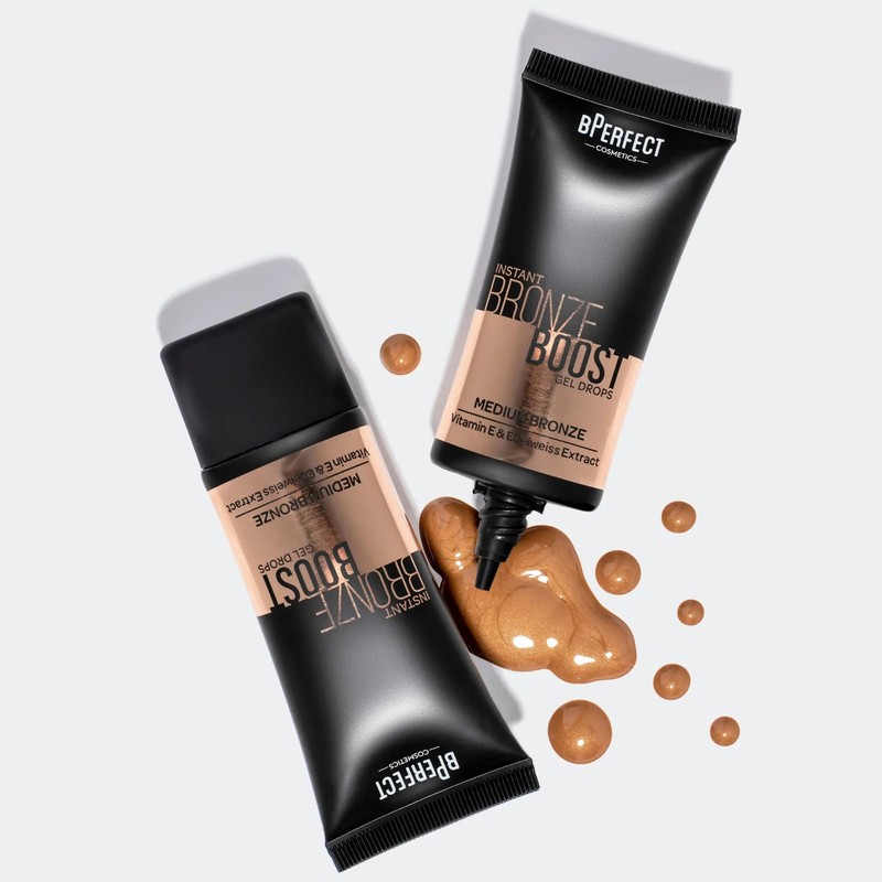 BPerfect Instant Bronze Boost Gel Drops – Hydrating Glow Serum