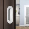 SyiXute 2 Pack Flush Pulls for Sliding Doors,Stainless Steel Ellipse