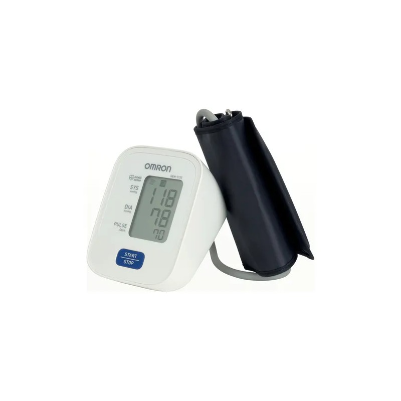 Omron Monitor De Presin Arterial De Brazo. Hem-7120 Color Blanco