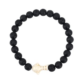 Mikovivi Whale Shark Bracelet, Natural Turquoise Stone Shark Beaded Elastic Friendship Bracelet Marine Animal Jewelry Accessories for Men & Women Aquarium Lovers