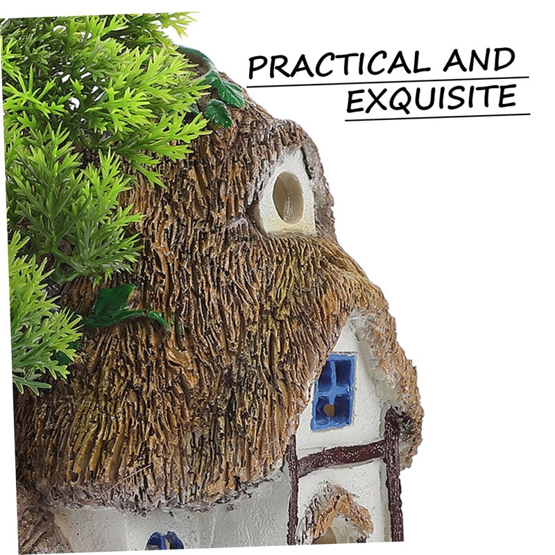 Sosoport Aquarium Ornaments Aquarium Air House Fish Tank Tree House