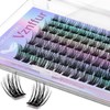 Vznffur Wispy Lash Clusters Natural Eyelash Clusters C Curl Cluster