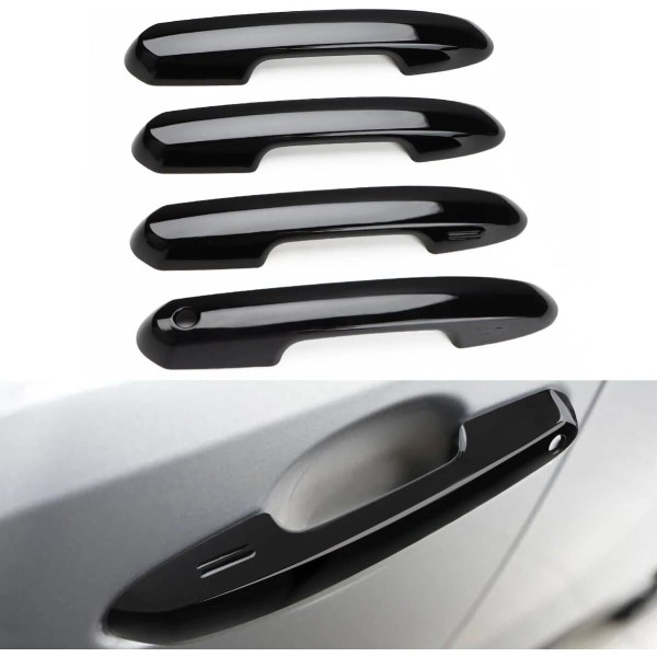 Unbranded For 2019-2025 Toyota RAV4 4Door Glossy Black Side Smart