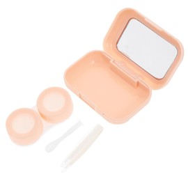 FOMIYES Elegant 2-in-1 Contacts Lens and Care Kit Compact Storage Case for Daily Use
