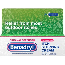 Benadryl Itch Stopping Cream Original Strength 1 oz (Pack of 10)