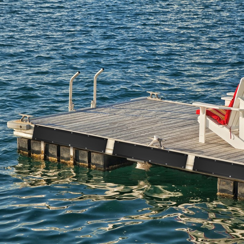 59" Dock Bumpers,PVC Dock Fenders with Stainless Steel Screws,Boat Dock