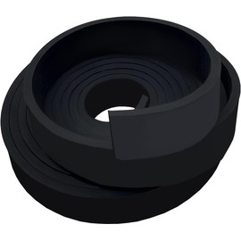 Rubber Strips, Neoprene Rubber Mat, Rubber Plates, Solid Rubber Profiles for DIY Sealings, Floor Protection, Antivibration, Non-Slip, Floor Coverings (50 mm x 3 mm x 3 m)