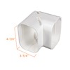 GCGOODS Decorative PVC Lineset Cover Kit Parts Accessories, 3" W