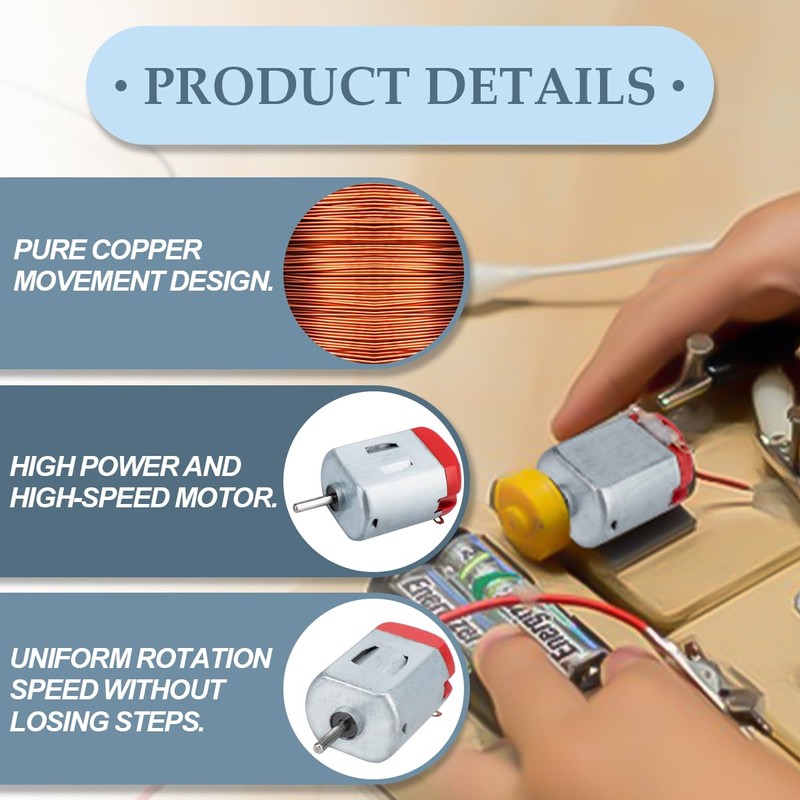 Innfeeltech 20 Pcs Micro DC Motor Small DC Motor Mricor