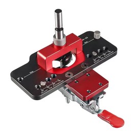 Parknshop Original 35mm Hinge Jig，Drilling Hole Puncher Hinge Jig Drill Guide Locator，Cabinet Hinge Jig for Door Cabinets Hinges Mounting