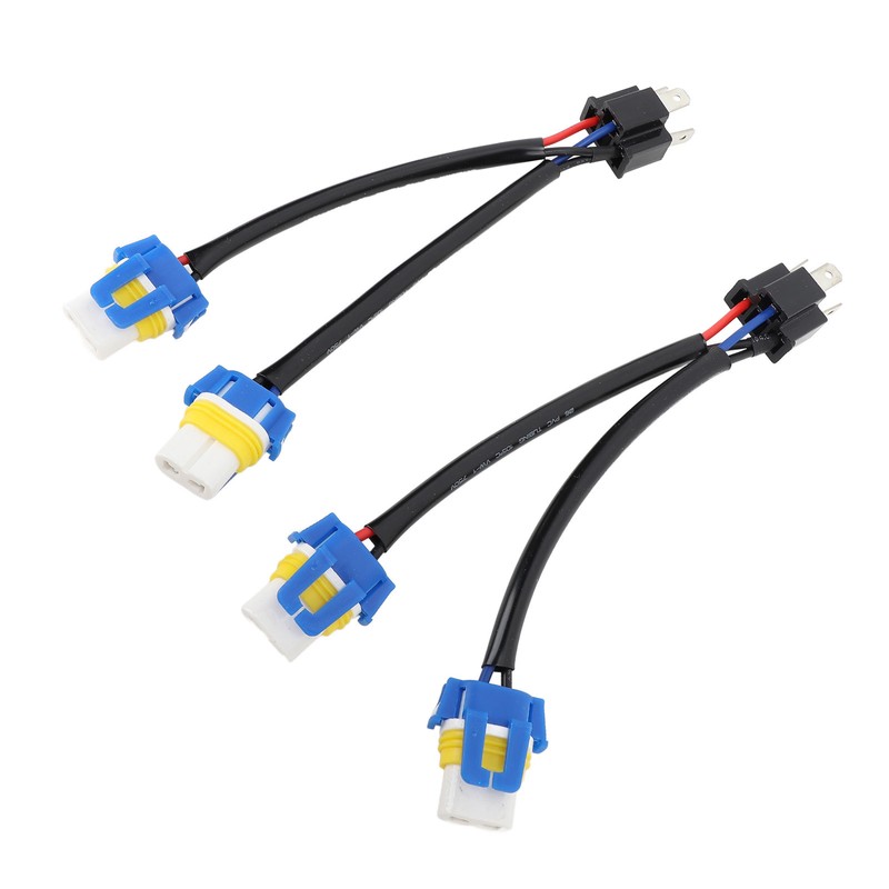 2pcs Headlight Bulb Conversion Wire 9003 H4 TO 9005 9006