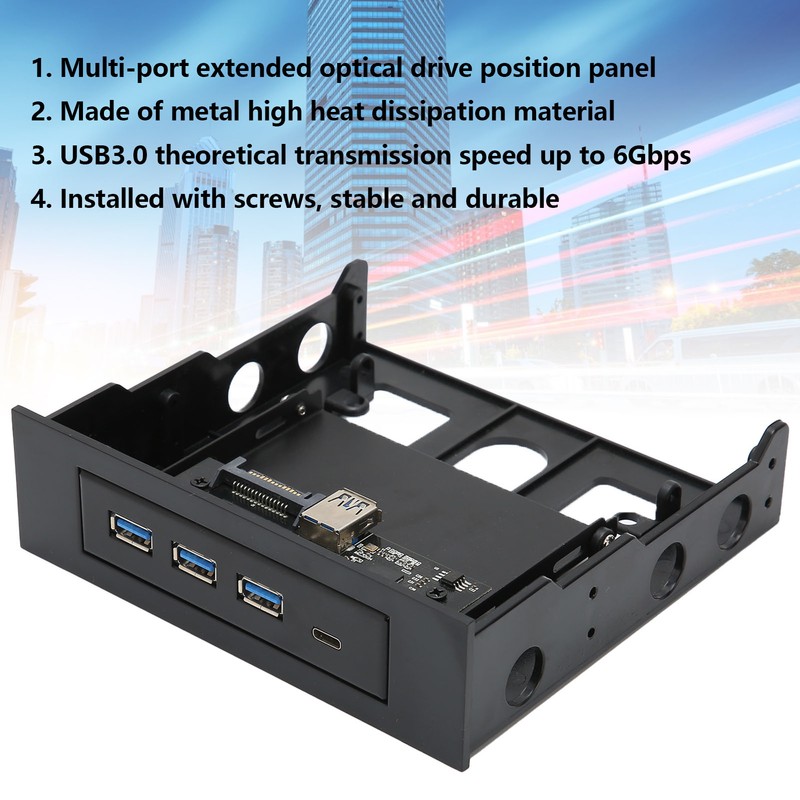 Optical Drive Panel Computer Case Front Drive USB3.0 Expansion Board
