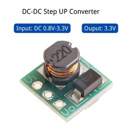 DC DC Step Up Boost Converter 0.8-3.3V to 3.3V LAOMAO Mini Voltage Converter 3.3V Power Supply Module (Pack of 10)