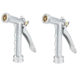 Gilmour 857302-1011 Pistol Grip Metal Hose Nozzle w Threaded Front - Pack of 2