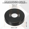 sourcing map 2pcs Wall Split Flange 0.59" (15mm) Plastic Round