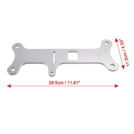 Areyourshop Precision 9-Inch Rear Axle Narrowing Cut Guide Tool (551382) Rearend Pinion Dogbone Shape Tool fit for Ford F-100 F150 Mustang Fairlane, Silver