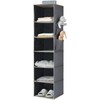 Ersozrin Hanging Shelf Hanging System Wardrobe Cupboard Organiser 6 Compartments