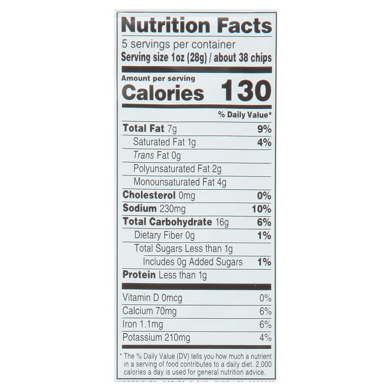 Sensible Portions Garden Veggie Wavy Chips, Sea Salt, 5 Oz