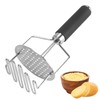 VirtuGro Potato Masher Stainless Steel Potato Masher Double Layer Masher