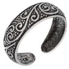 Antiqued Sterling Silver Toe Ring with Flourishing Vines