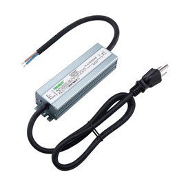 FORLEDLITE Wide Input 100~265V AC to DC 12V 100W Output IP67 Waterproof Constant Low Voltage LED Power Supply Transformer Driver with Preparation Input Plug for Outdoor Indoor LED Lights