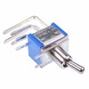 On-On Miniature Vertical PCB Toggle Switch DPDT 2 Position Latching DIY Hobby Panel Mount