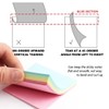 Sticky Notes, Sticky Notes for Writing, Easy to Write on,