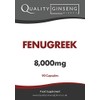 Fenugreek - 8,000mg Capsules - Powerful Formula (90 Capsules)