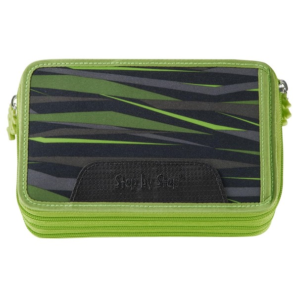 Step by Step Wild Cat Chiko XXL Pencil Case Green