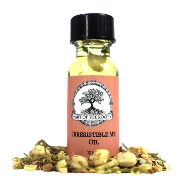 Irresistible Me Oil 1/2 oz | Handmade with Herbs & Essential Oils | Enchantment, Attraction, Seduction, & Love Rituals | Hoodoo, Wiccan, Pagan, Conjure Magick