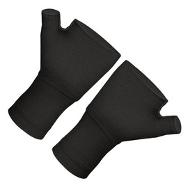 MAGICLULU 1 Pair Breathable Stretchy Wrist Brace with Thumb Support Compression Sleeve for Biking Climbing and Sports Ergonomic Fingerless Design for Enhanced Protection and Comfort Fits