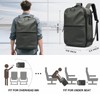 BANGE BANGE Travel Backpack with Vacuum Pocket and TSA lock