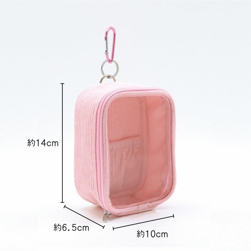 CONC CO424 nui. Corduroy Sewn Pouch, Pink