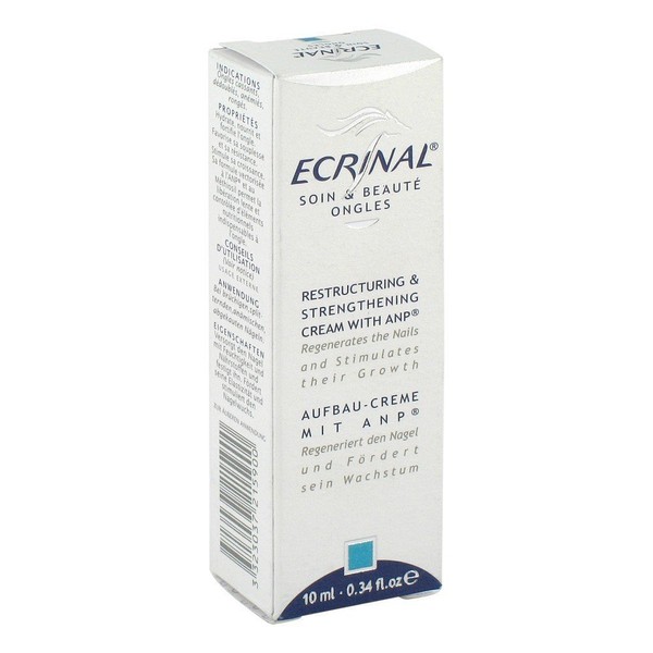 Ecrinal Nail Building Cream with ANP, Fruit, Chipping, Anemic and Chewed Nails, 10 ml