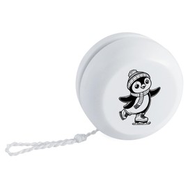 'Happy Penguin Ice Skating' Retro Style Yo-Yo (YY00042737)