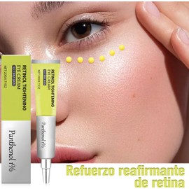 LUSCOR 20ML Retinol Shot Tightening Serums，Crema reafirmante con retinol， Tightening Booster Cream,Suero hidratante para rostro y ojos, mejora la elasticidad de la piel, reduce las líneas finas y arrugas, adecuado para todo tipo de piel (2pcs)