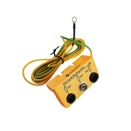 BERNSTEIN ESD Grounding Block 1 x 10 mm Push Buttons and 2 x 4 mm Banana Plug Socket 3 x 1 MOhm Connection