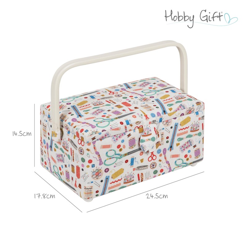 Hobby Gift Medium Sewing Craft Hobby Storage Box, Haby Notions