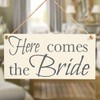 Here Comes The Bride - Wooden Wedding Sign