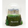 Set of 2 Cute Souvenir Snow Globes Würzburg Fortress Marienberg