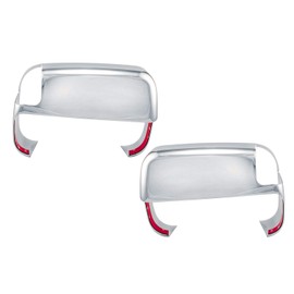 Restyling Factory Chrome Towing Mirror with Turn Signal for 09-18 Dodge Ram 1500, 10-14 Dodge Ram 2500/3500