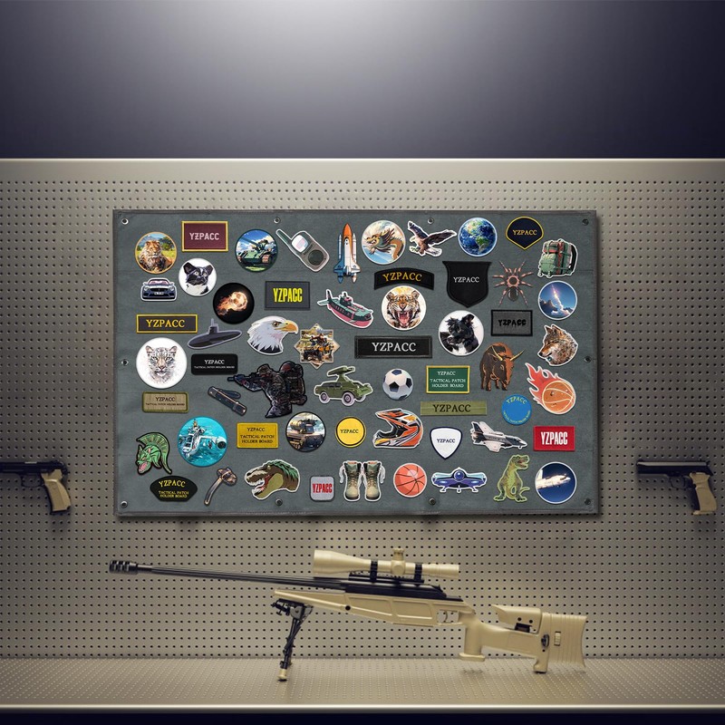 Yzpacc Velcro Patch Velcro Tactical Patch Display Board, Hook &